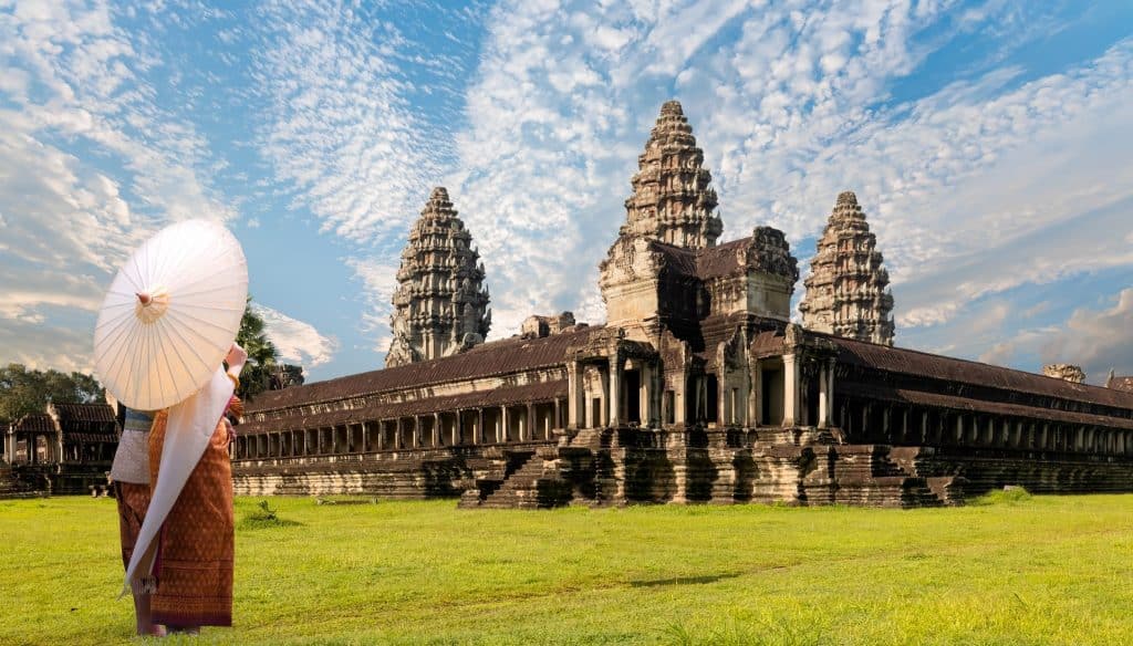 Visit Angkor Wat temples in one of the cheapest countries to travel in 2025