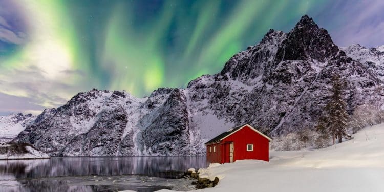Lofoten winter travel