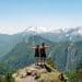 Hikers enjoying mountain views in Durmitor during Montenegro travel