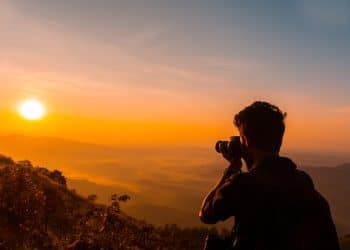 picos de europa hiking guide sunset photographer on ridge