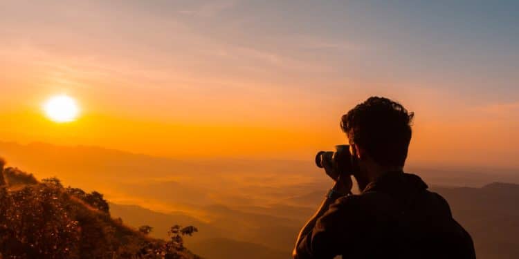 picos de europa hiking guide sunset photographer on ridge