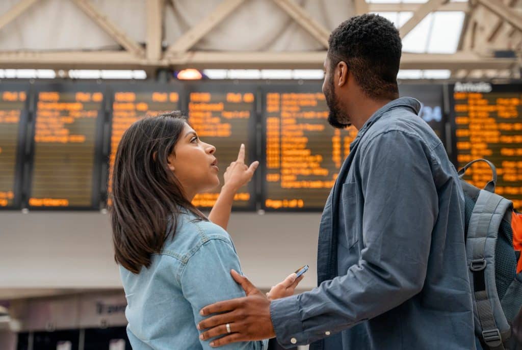 Couple planning with split ticketing trains