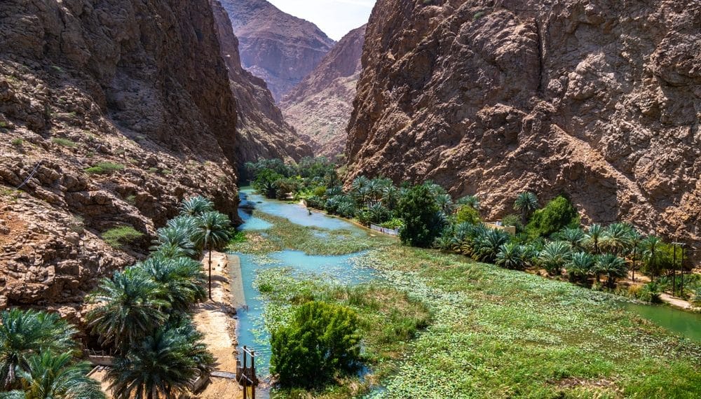 You Have to Swim Through a Cave to Reach This Hidden Omani Waterfall