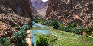 You Have to Swim Through a Cave to Reach This Hidden Omani Waterfall