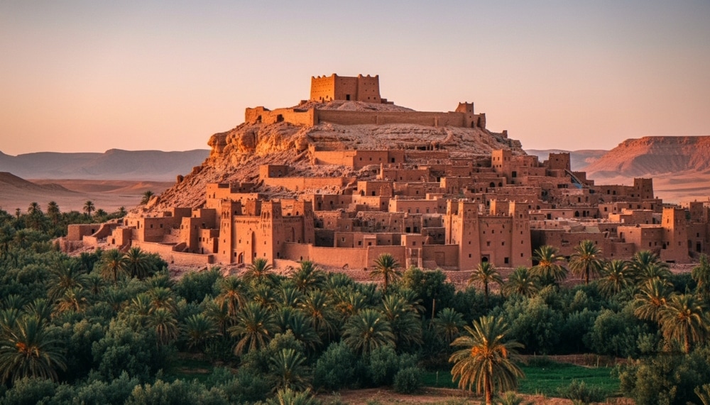Spend the Night in a 1,000-Year-Old Desert Fortress in Morocco